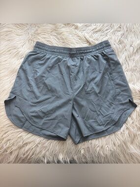 Nike Dri Fit Tempo Lux Women's Grey Running Shorts Size S Brief Liner Reflective